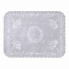 Brooklace 12.75" x 16.75" Anniversary Embossed White Paper Traymats PK 1000 PK TC8704471